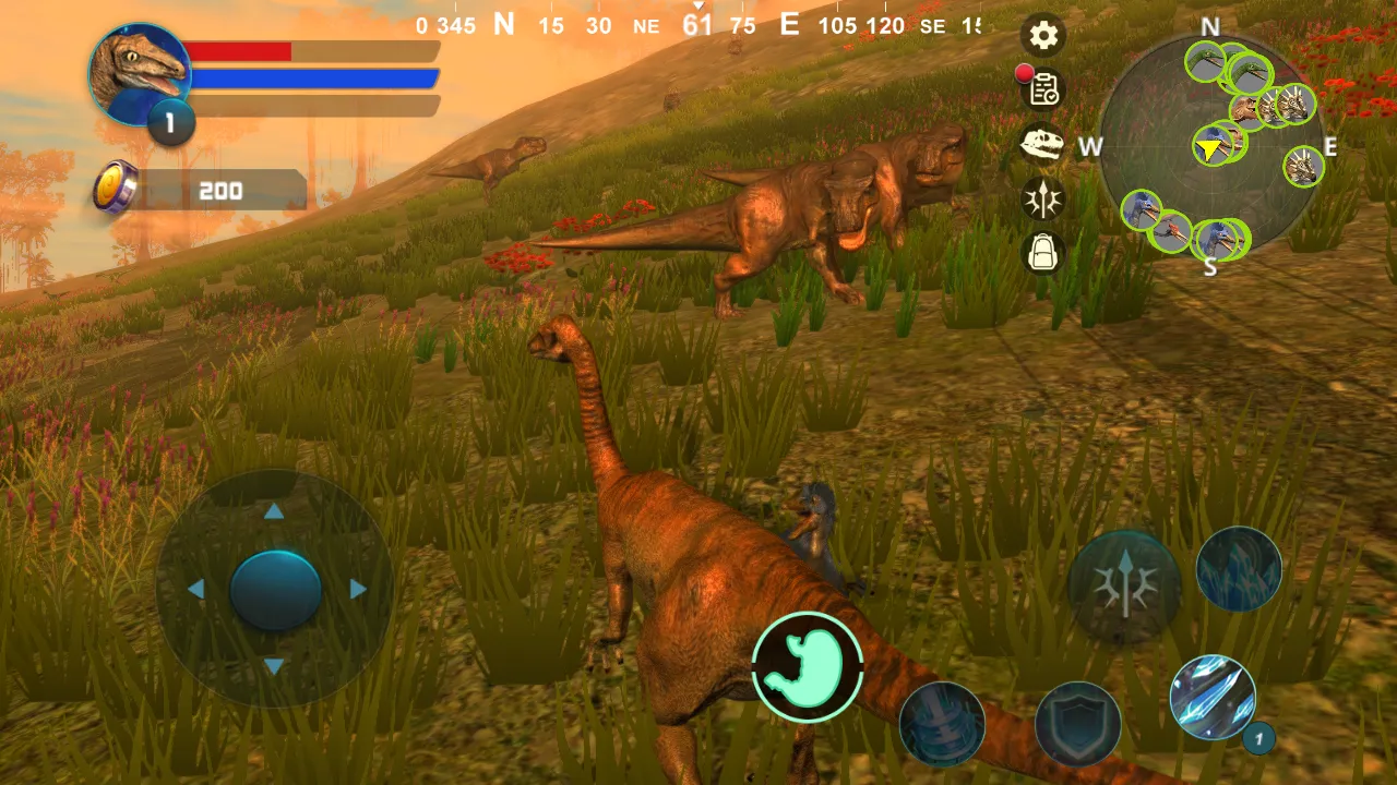 Gallimimus Simulator | Indus Appstore | Screenshot