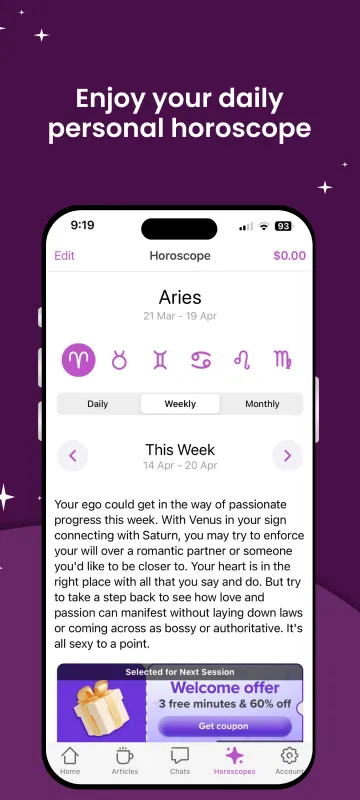 Zodiac Psychics: Tarot Reading | Indus Appstore | Screenshot