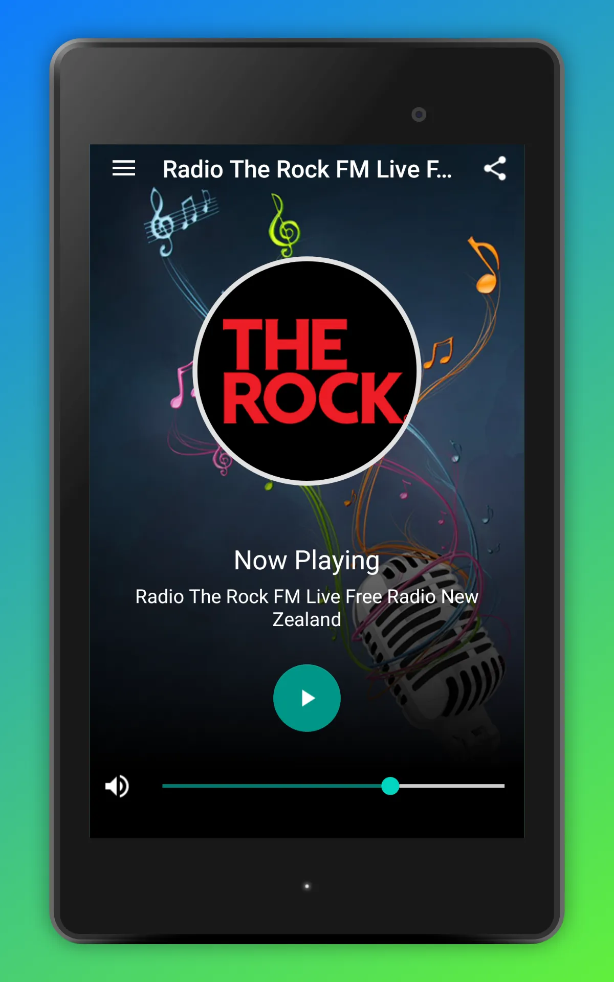 The Rock FM NZ Radio Online | Indus Appstore | Screenshot