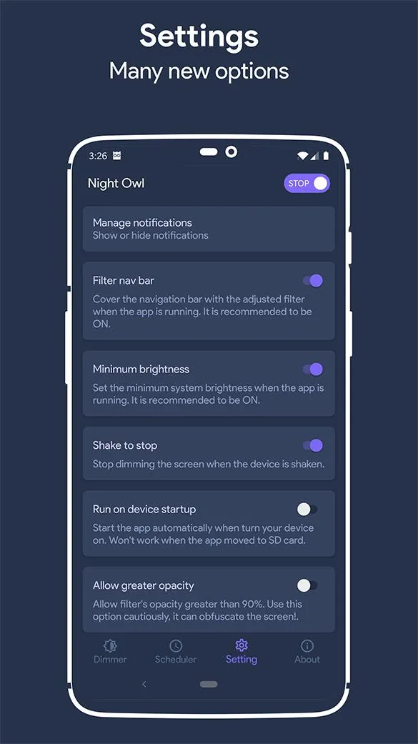 Night Owl -Dimmer & Night Mode | Indus Appstore | Screenshot