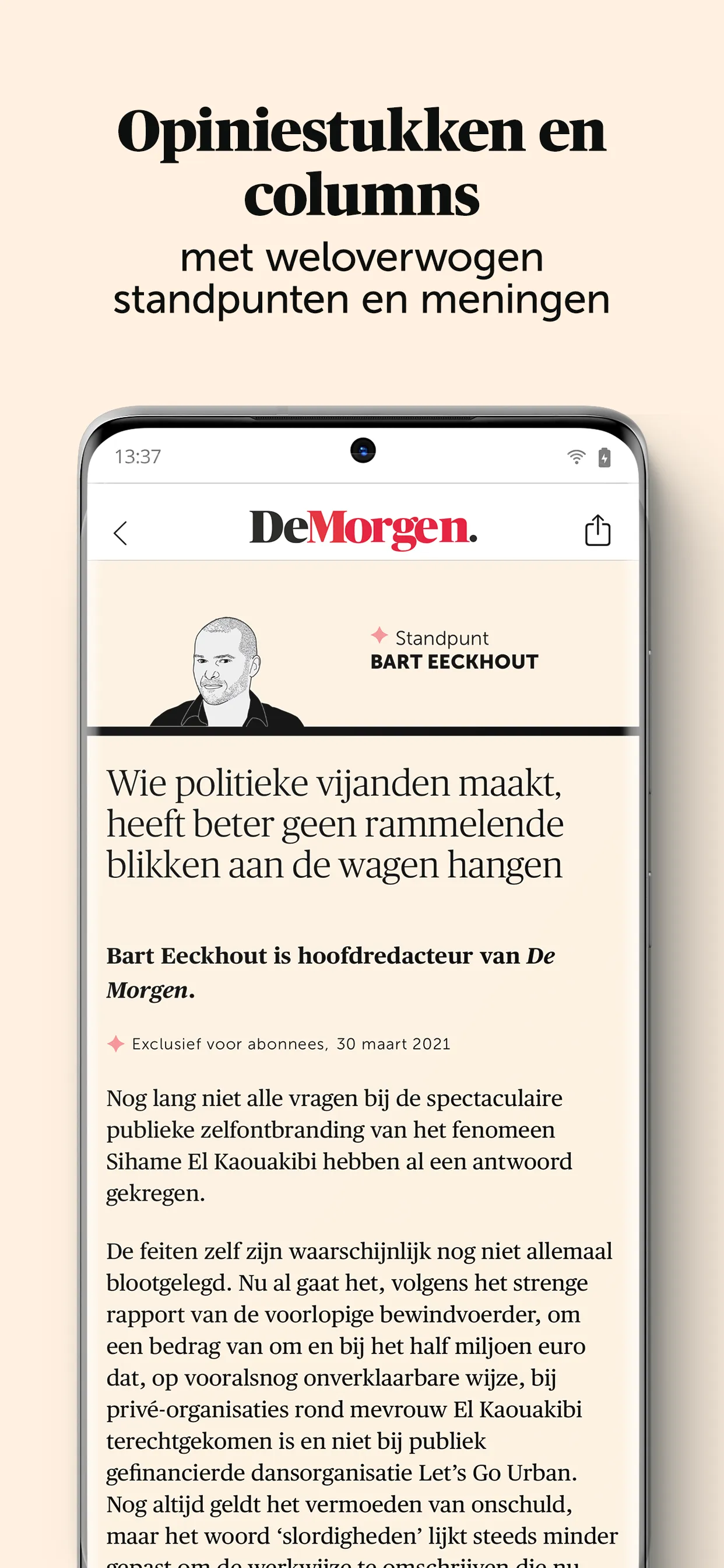 De Morgen: nieuws & duiding | Indus Appstore | Screenshot