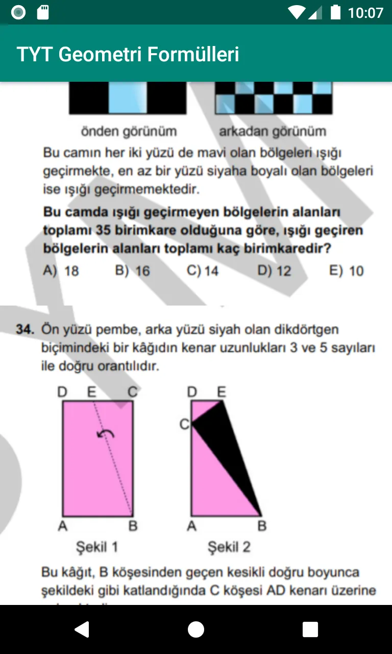 TYT geometri formülleri | Indus Appstore | Screenshot