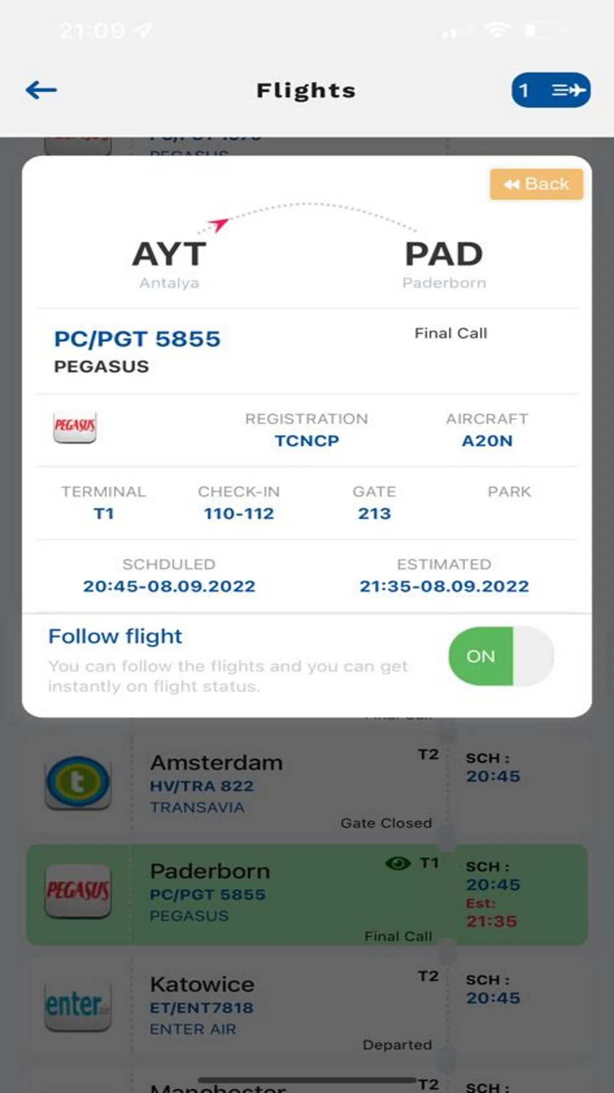 Antalya Airport | Indus Appstore | Screenshot