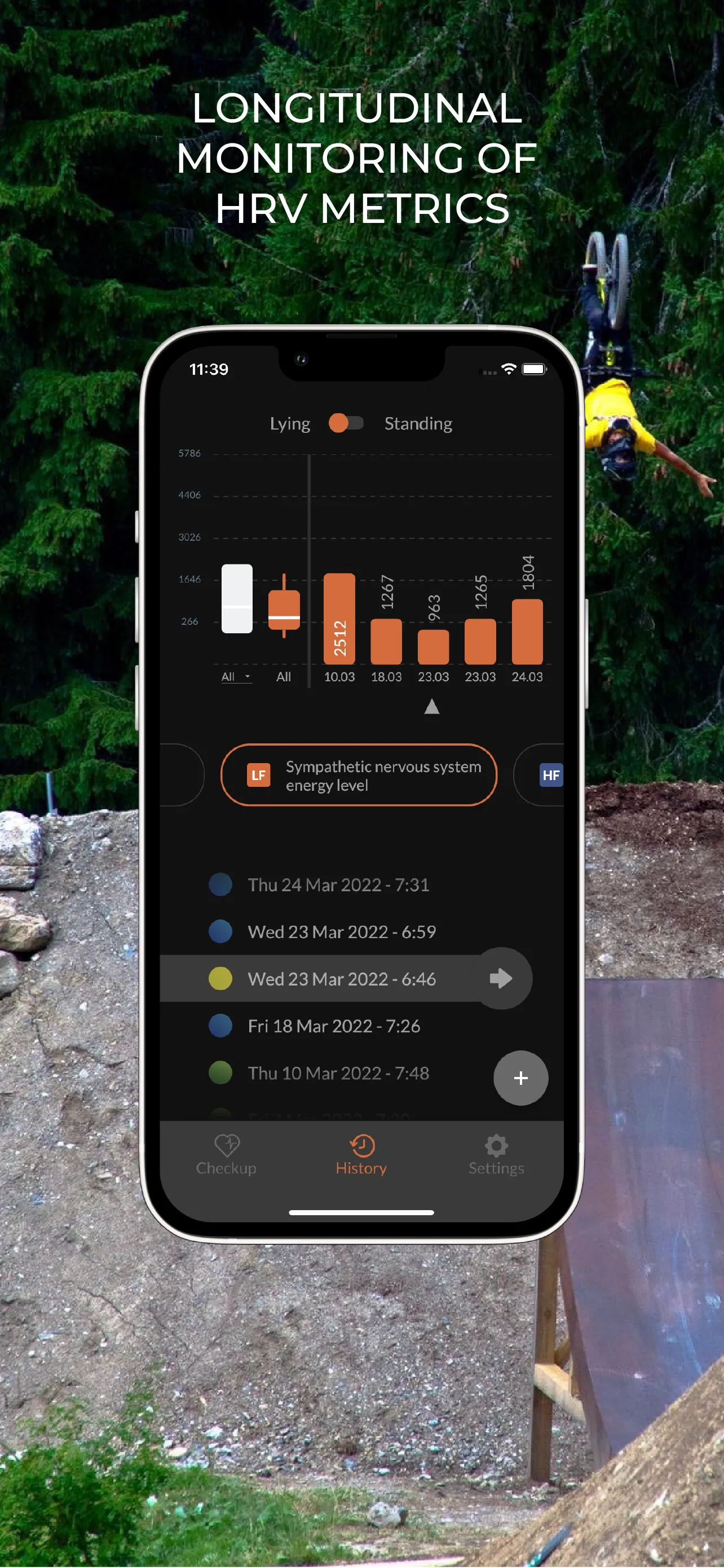 inCORPUS® HRV profiler | Indus Appstore | Screenshot