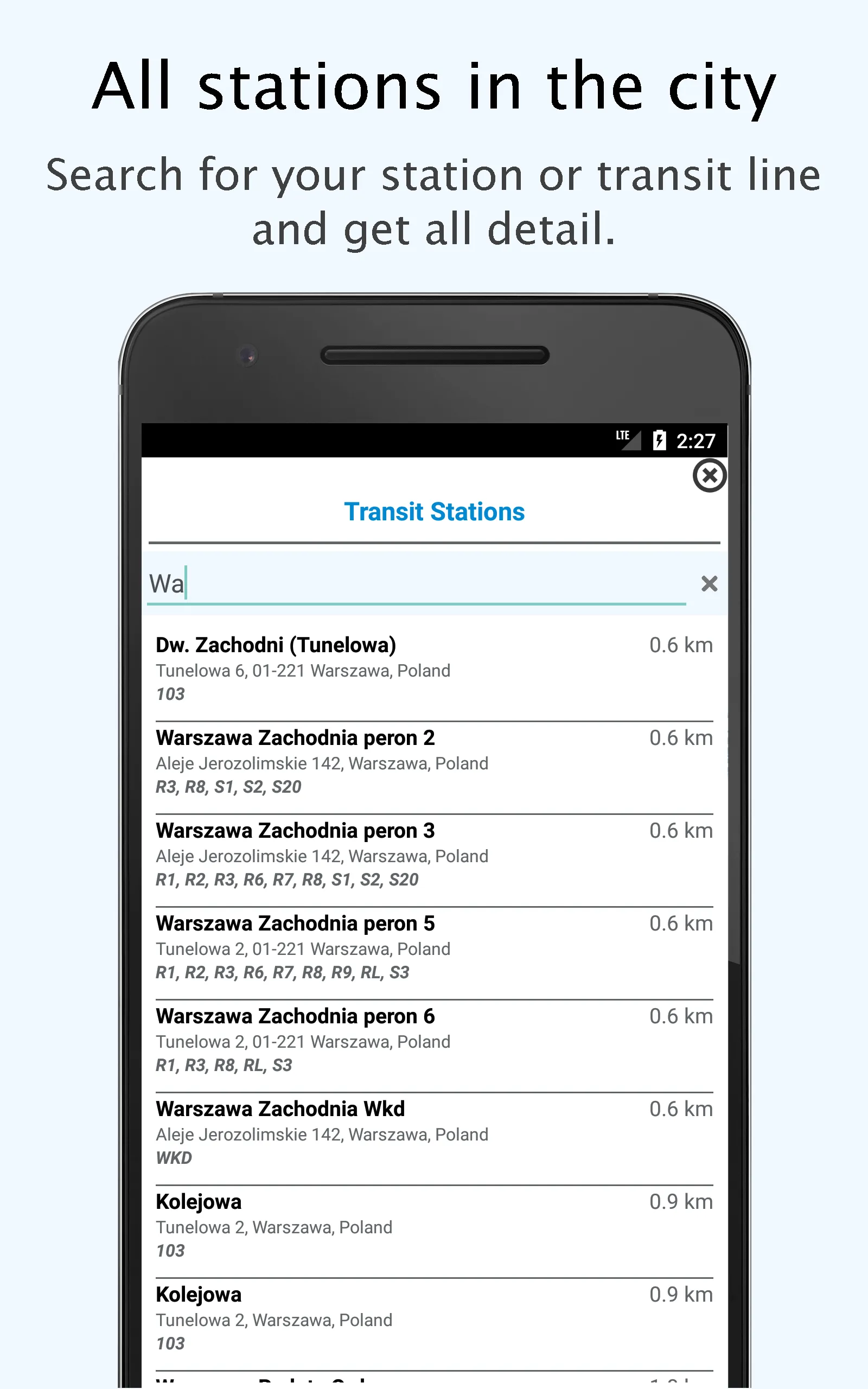 Warsaw Public Transport | Indus Appstore | Screenshot