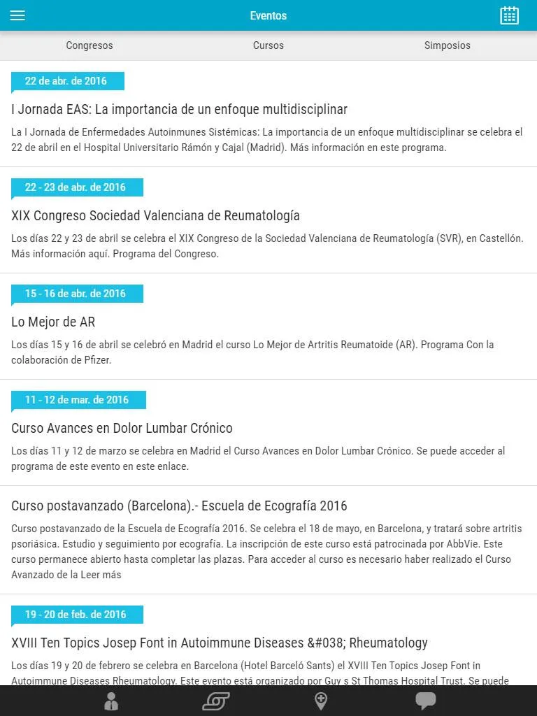 Sociedad Española Reumatología | Indus Appstore | Screenshot