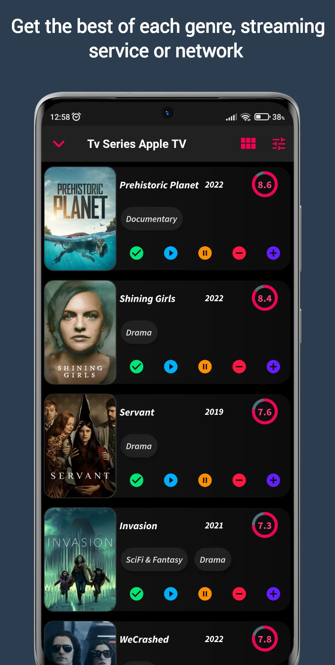 BunkaList -Movies-Shows-Anime | Indus Appstore | Screenshot