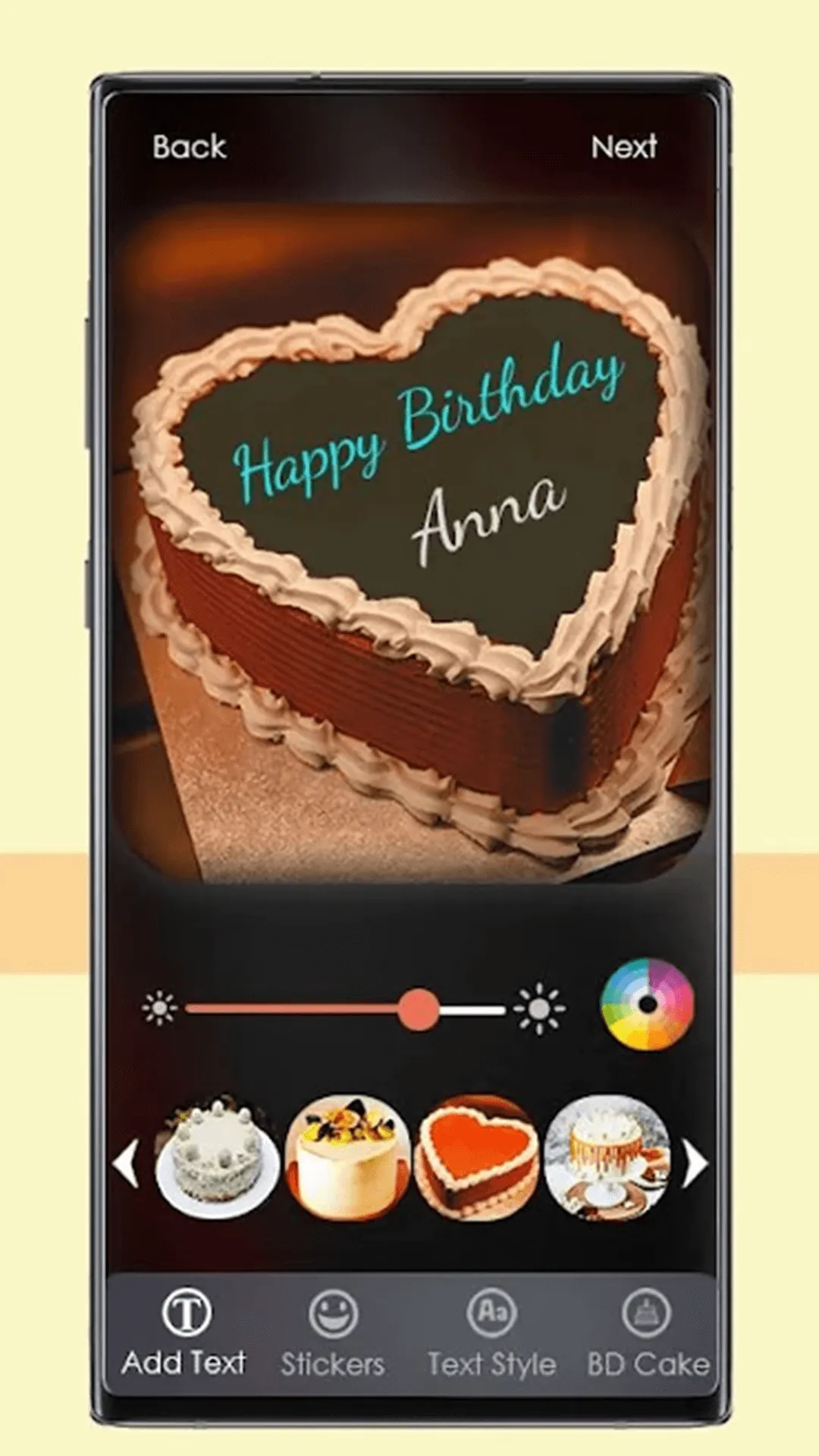 Name photo on birthday cake | Indus Appstore | Screenshot