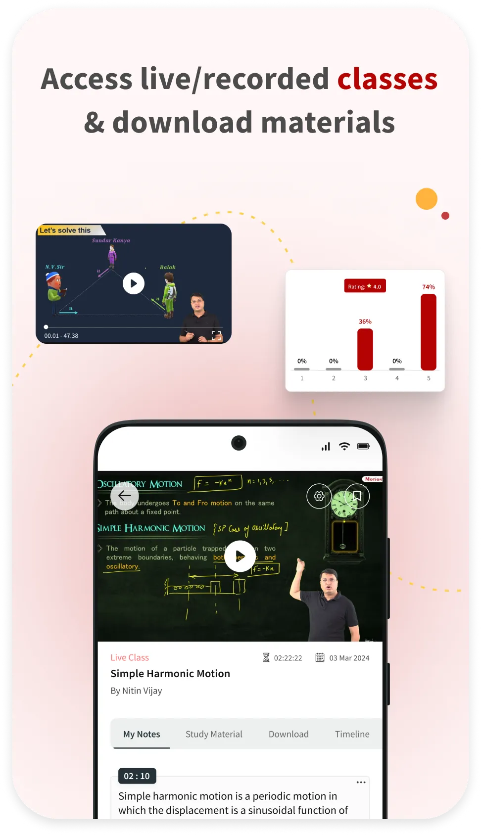 Motion Learning App | JEE NEET | Indus Appstore | Screenshot