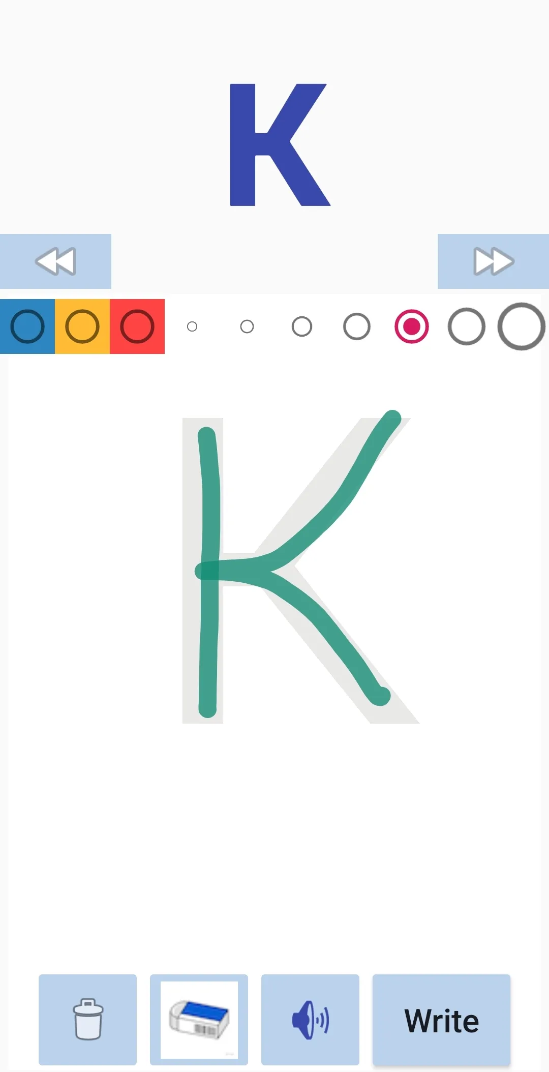 Russian Alphabets Write -Trace | Indus Appstore | Screenshot