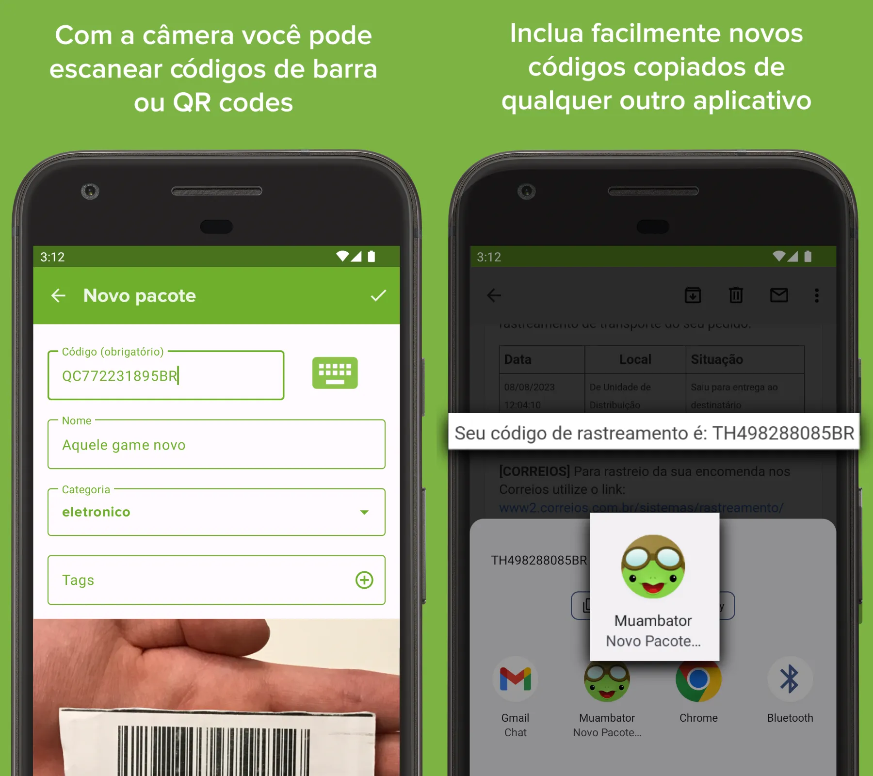 Muambator: Rastreio Correios | Indus Appstore | Screenshot