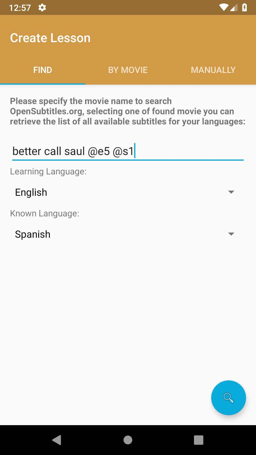 Learn By Subtitles | Indus Appstore | Screenshot