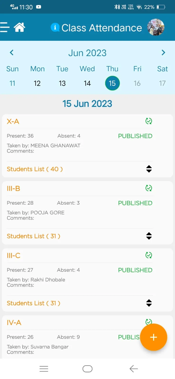 P K Jr. College Staff App | Indus Appstore | Screenshot