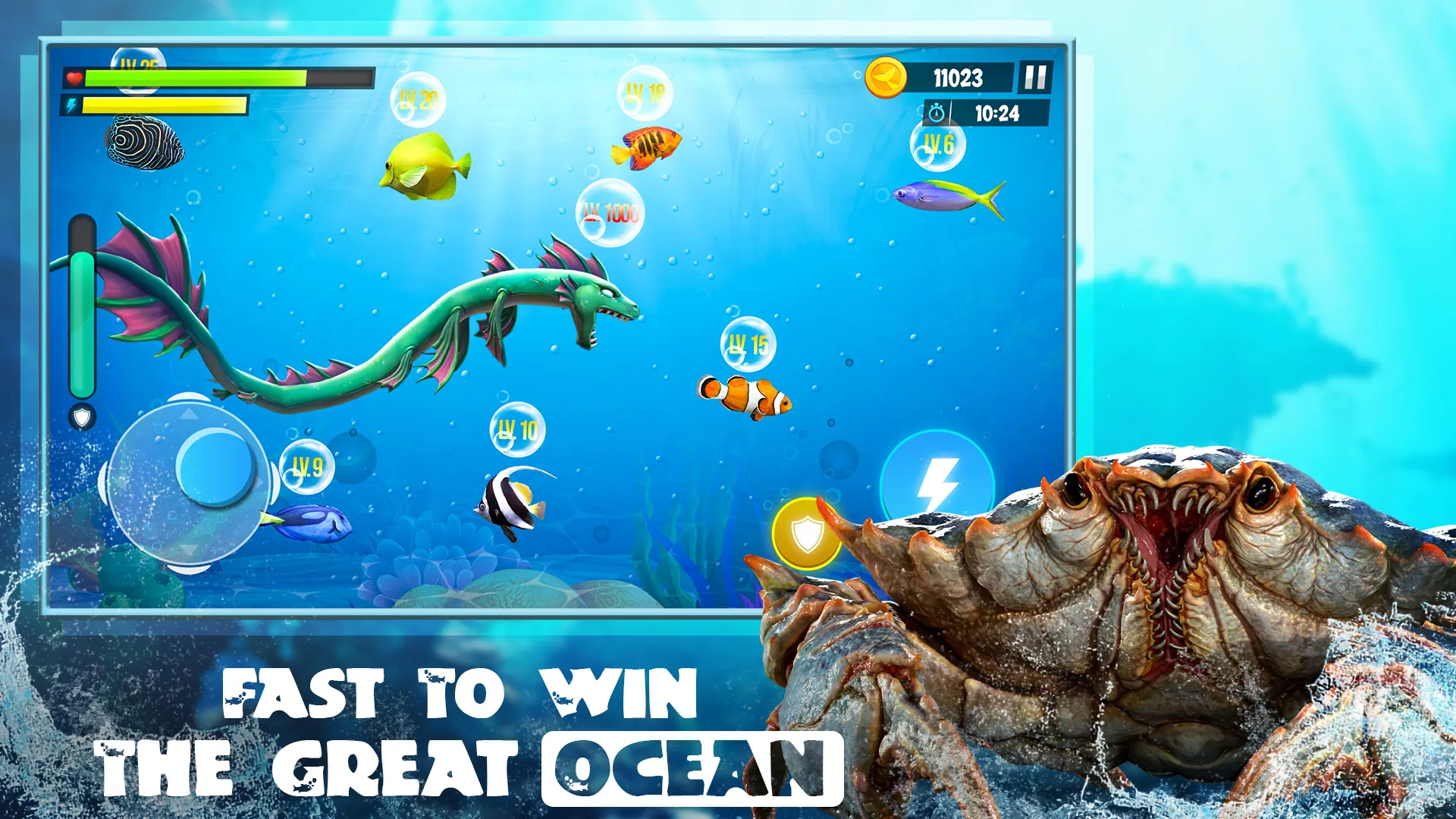 Shark Attack: Hungry Fish Game | Indus Appstore | Screenshot