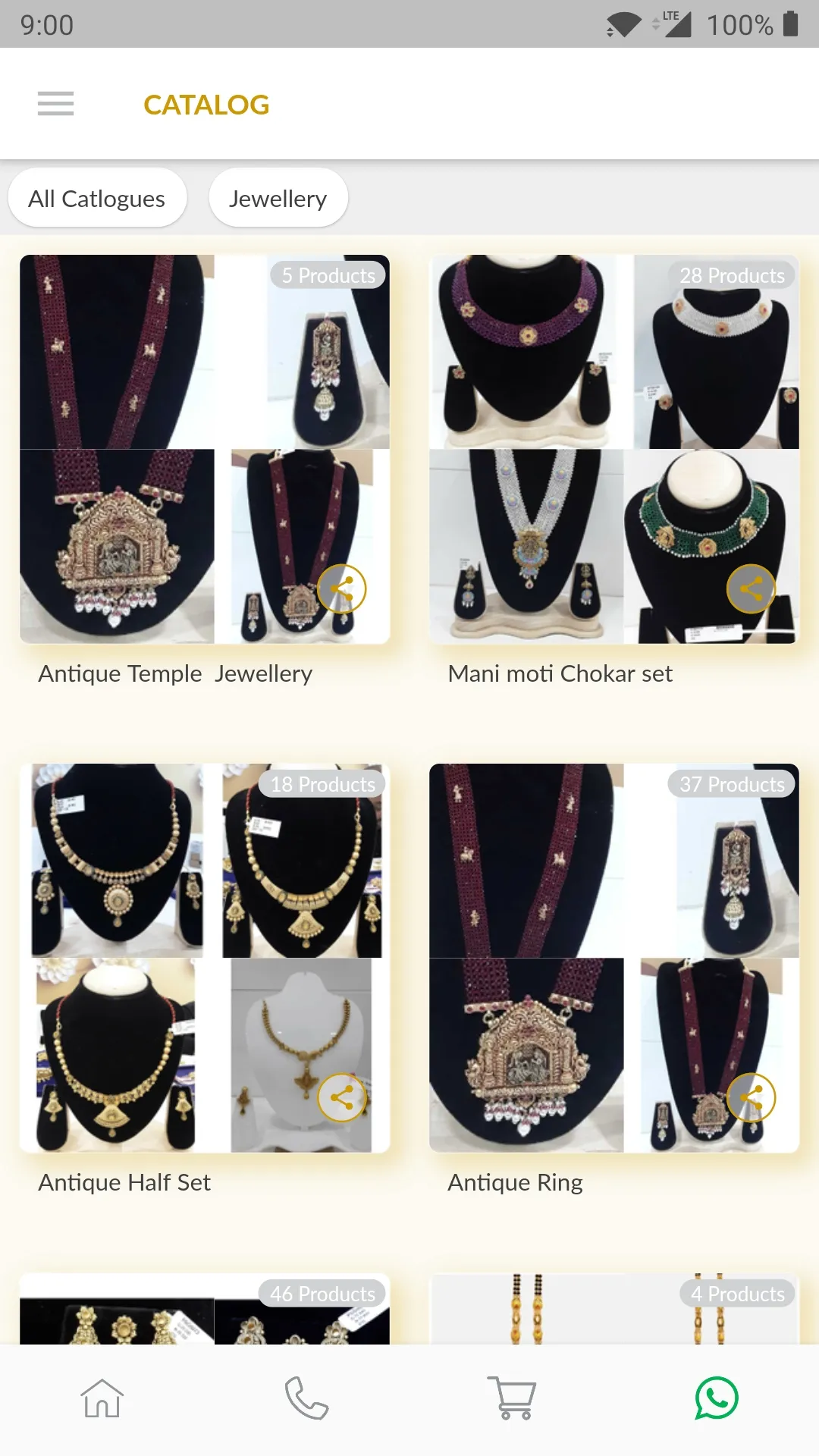 Vijay Jewellers Antique Gold J | Indus Appstore | Screenshot