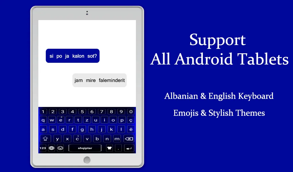 Albanian Keyboard | Indus Appstore | Screenshot