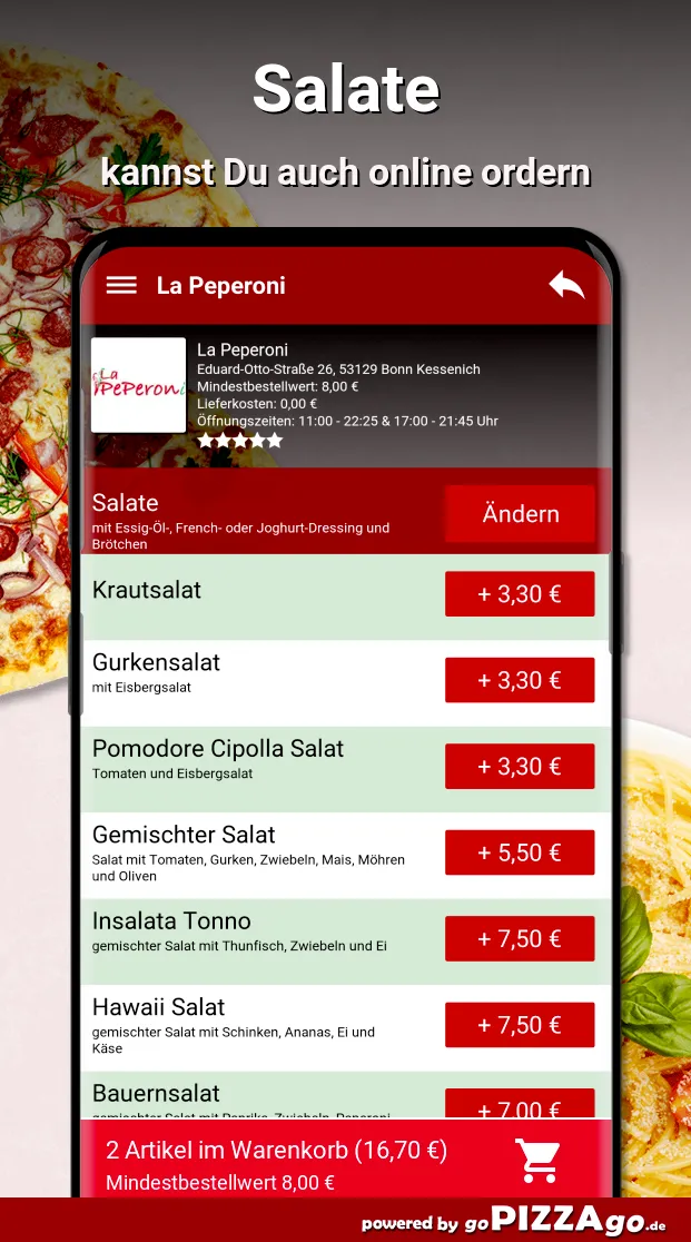 La Peperoni Bonn Kessenich | Indus Appstore | Screenshot