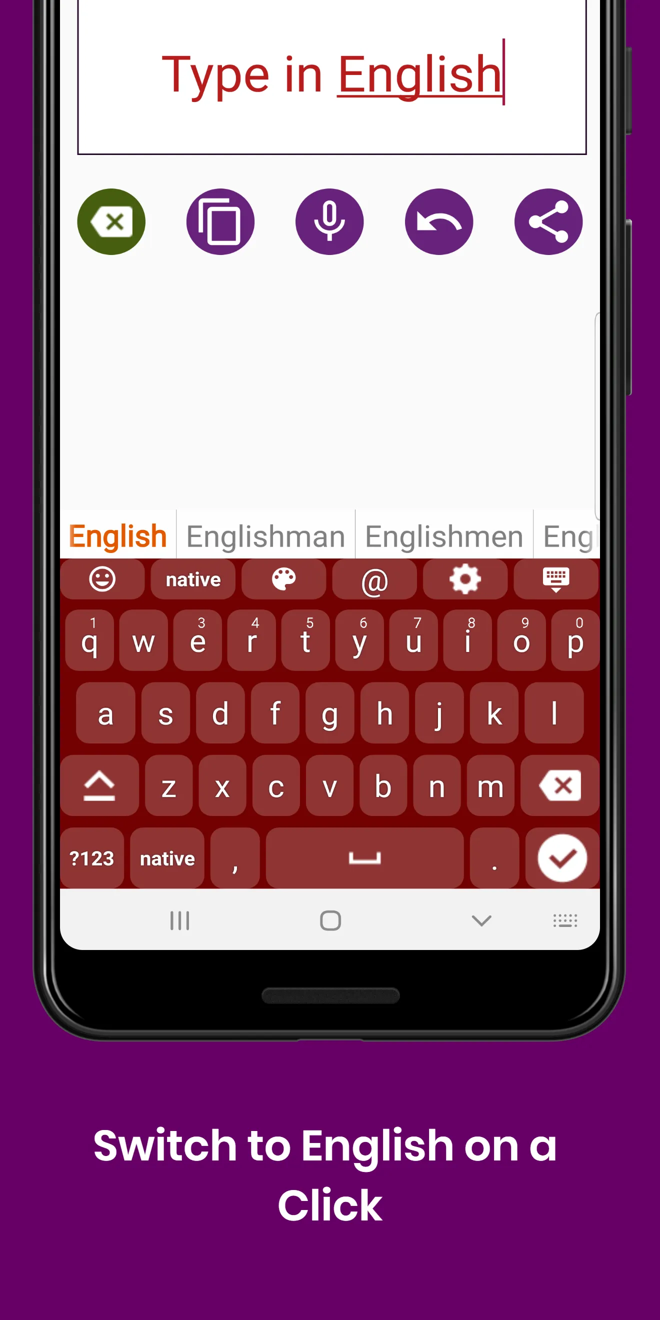 Mossi English Keyboard : Infra | Indus Appstore | Screenshot