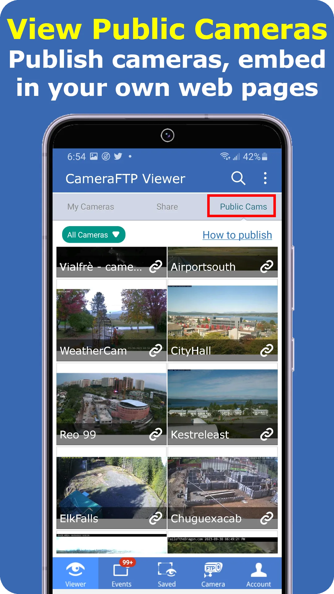 CameraFTP IP Camera Viewer | Indus Appstore | Screenshot