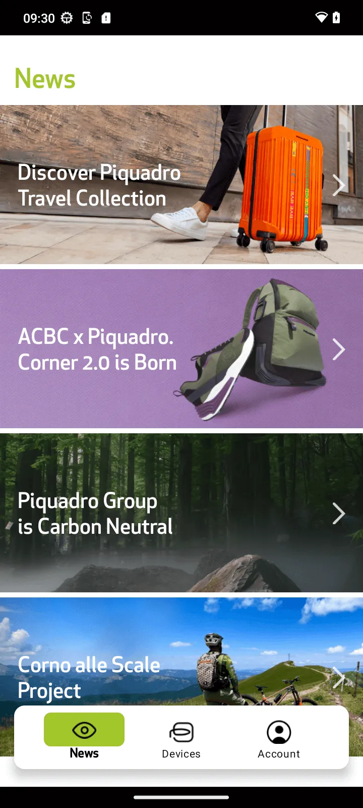 Piquadro | Indus Appstore | Screenshot