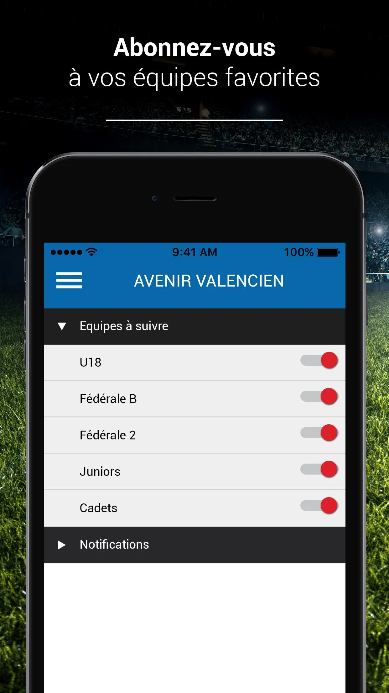 AVENIR VALENCIEN | Indus Appstore | Screenshot