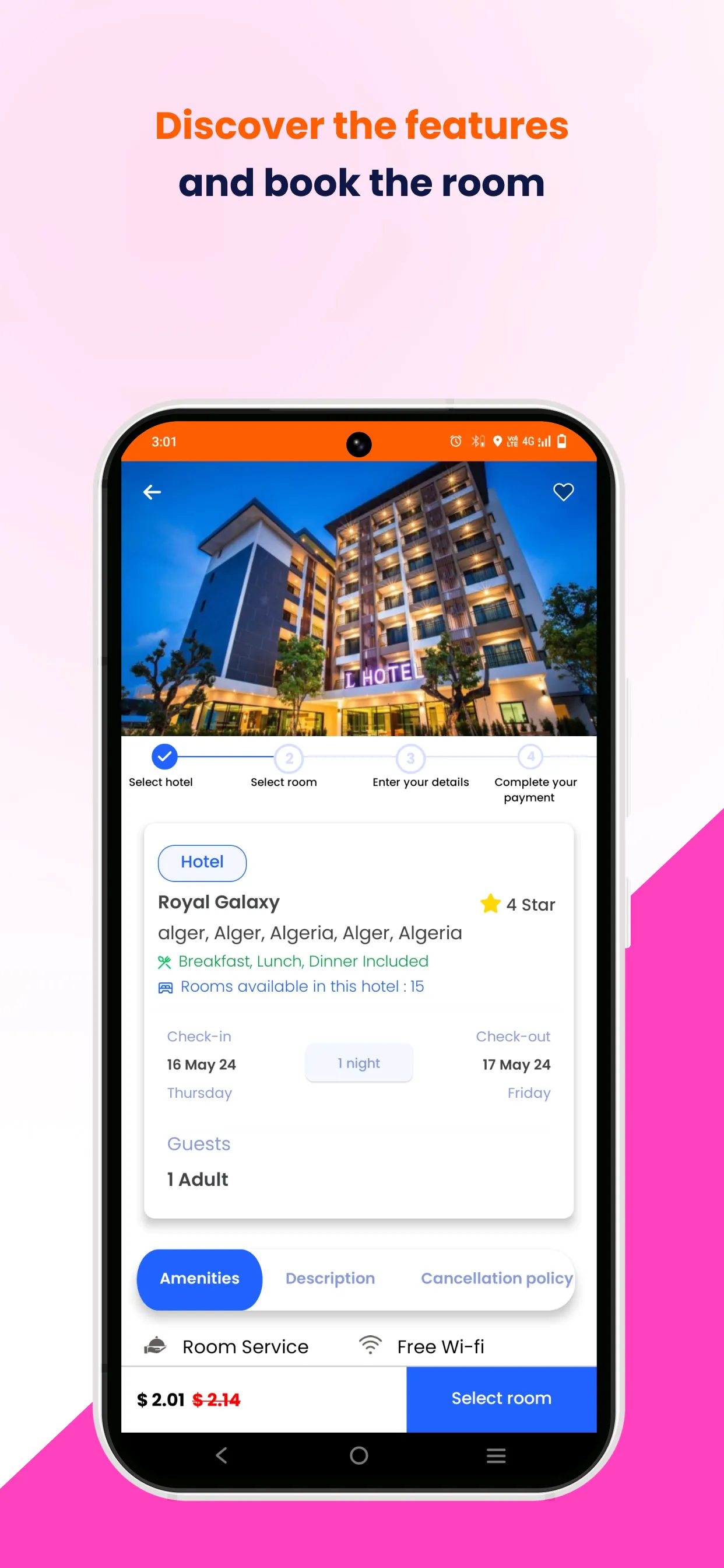 Namlatic Hotel Booking | Indus Appstore | Screenshot