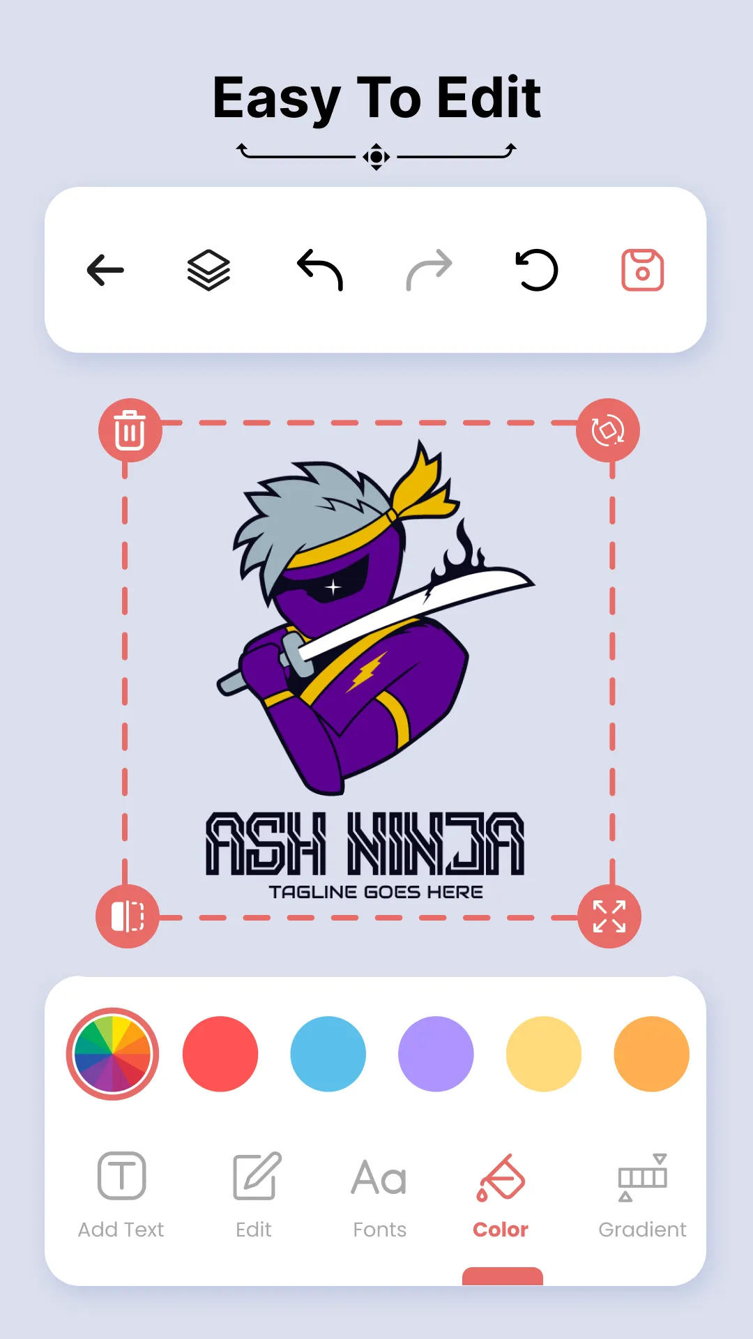 Logo Maker And Logo Creator 3D | Indus Appstore | Screenshot