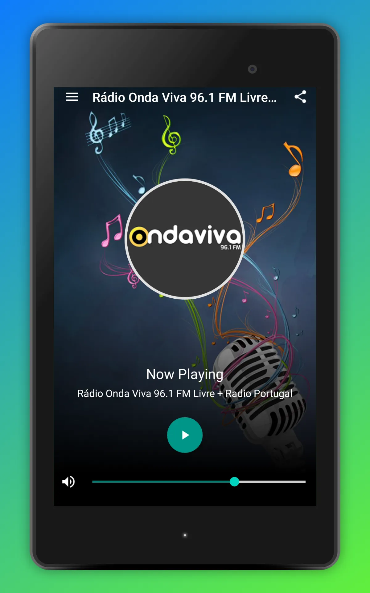 Rádio Onda Viva 96.1 FM Online | Indus Appstore | Screenshot