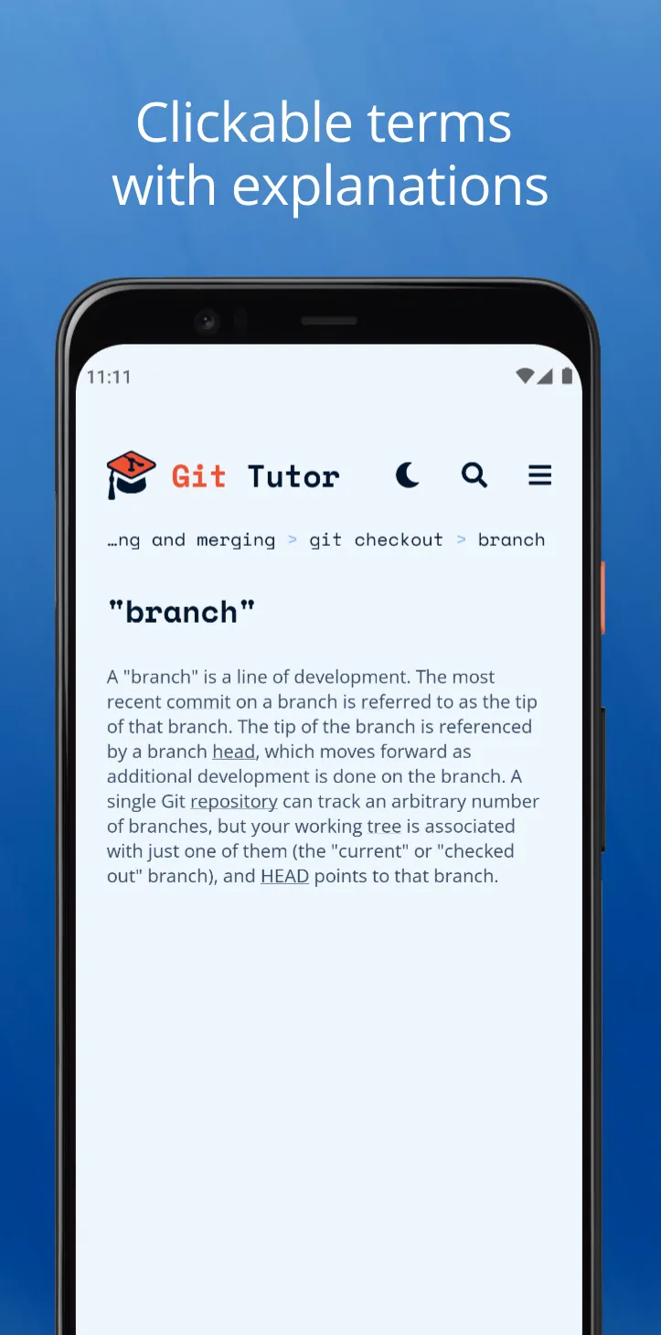 Git Tutor - Quick Reference | Indus Appstore | Screenshot