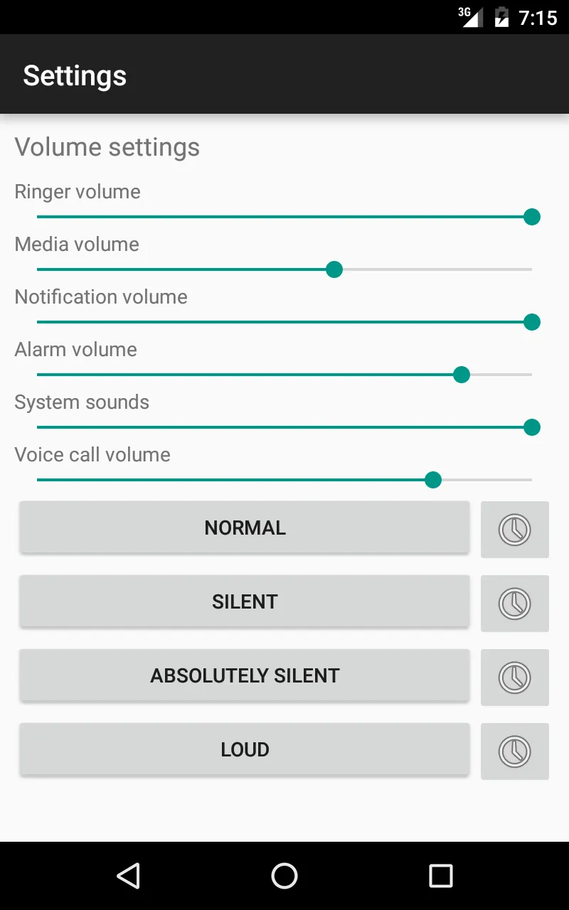 Volume settings | Indus Appstore | Screenshot