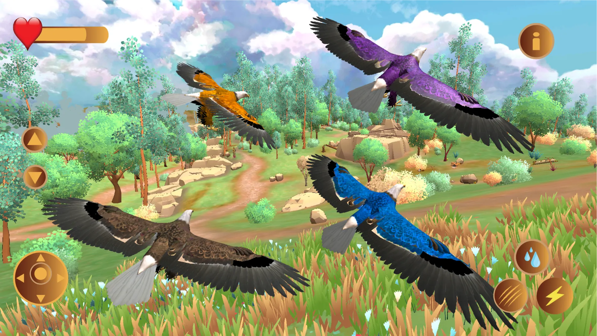 Eagle Simulator 3D Falcon Bird | Indus Appstore | Screenshot