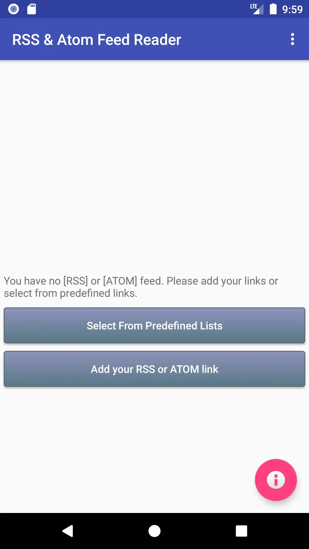 RSS and ATOM Feed Reader | Indus Appstore | Screenshot