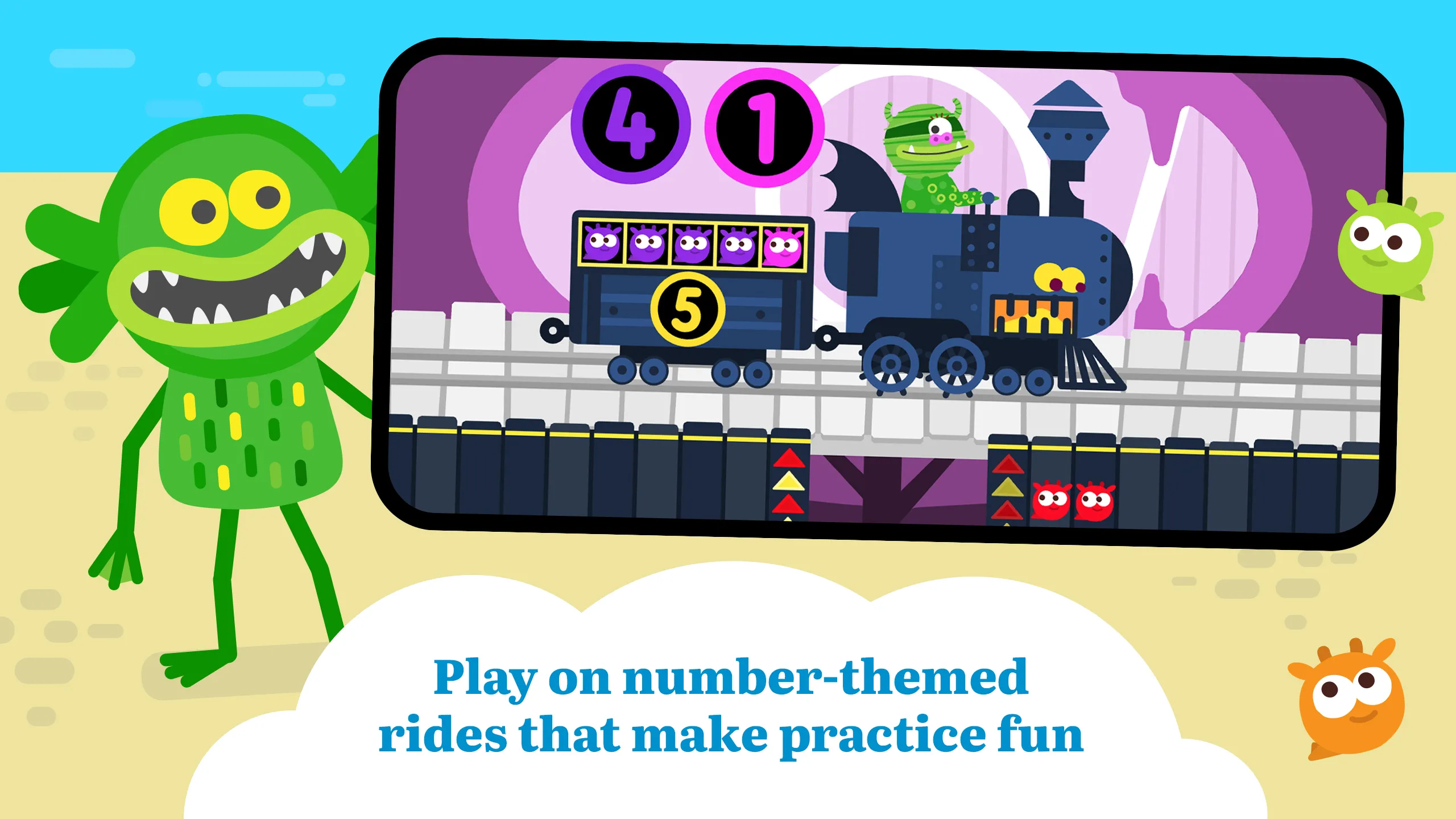 Teach Monster Number Skills | Indus Appstore | Screenshot