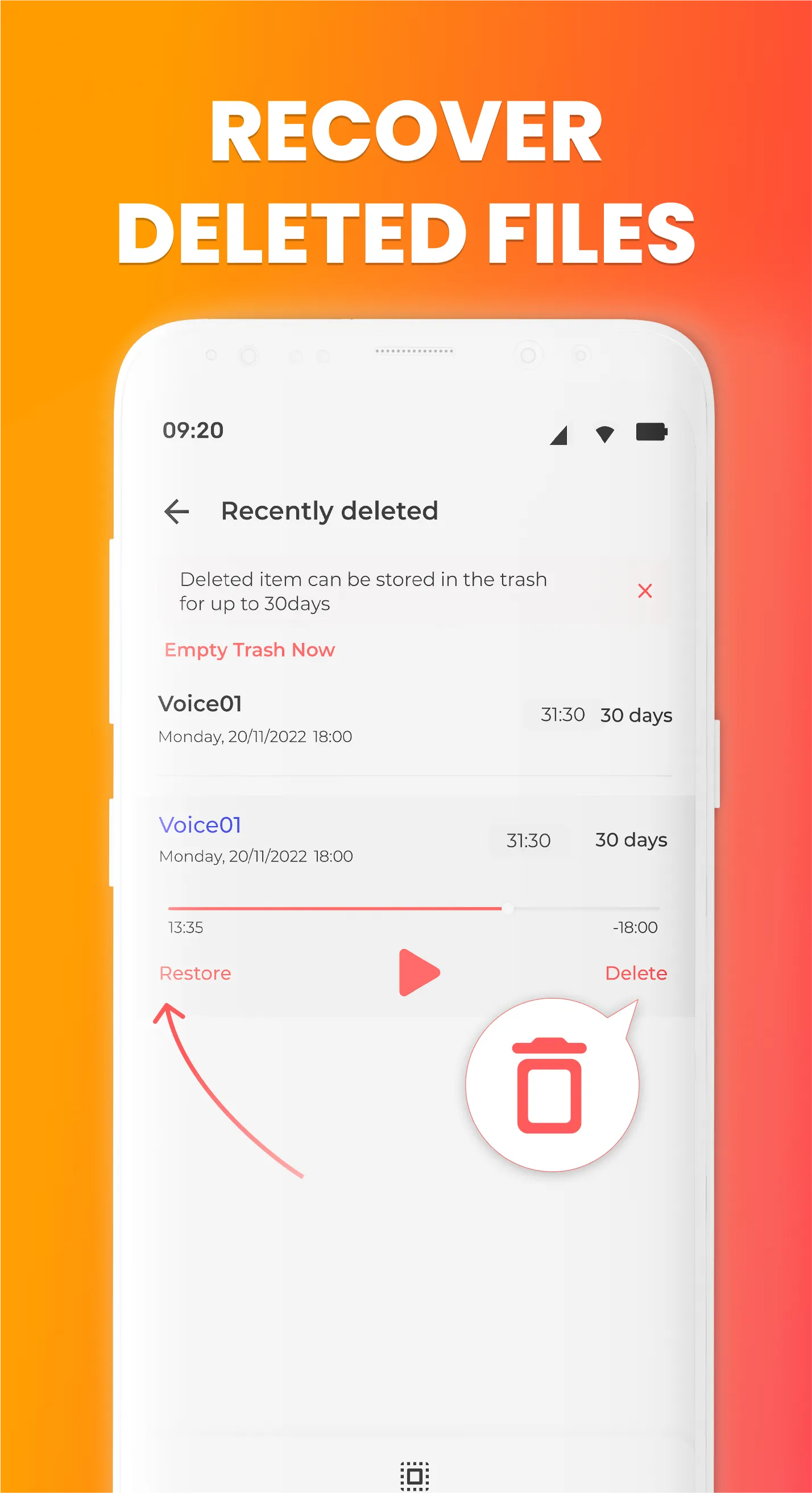 Voice Recorder - Voice memos | Indus Appstore | Screenshot