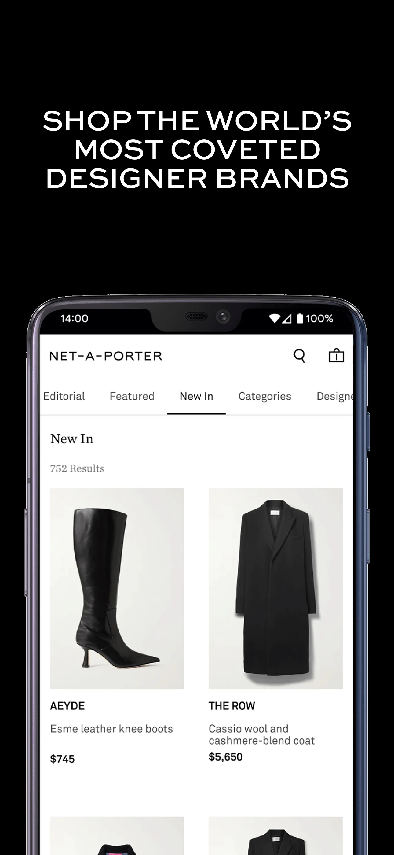 NET-A-PORTER: luxury fashion | Indus Appstore | Screenshot