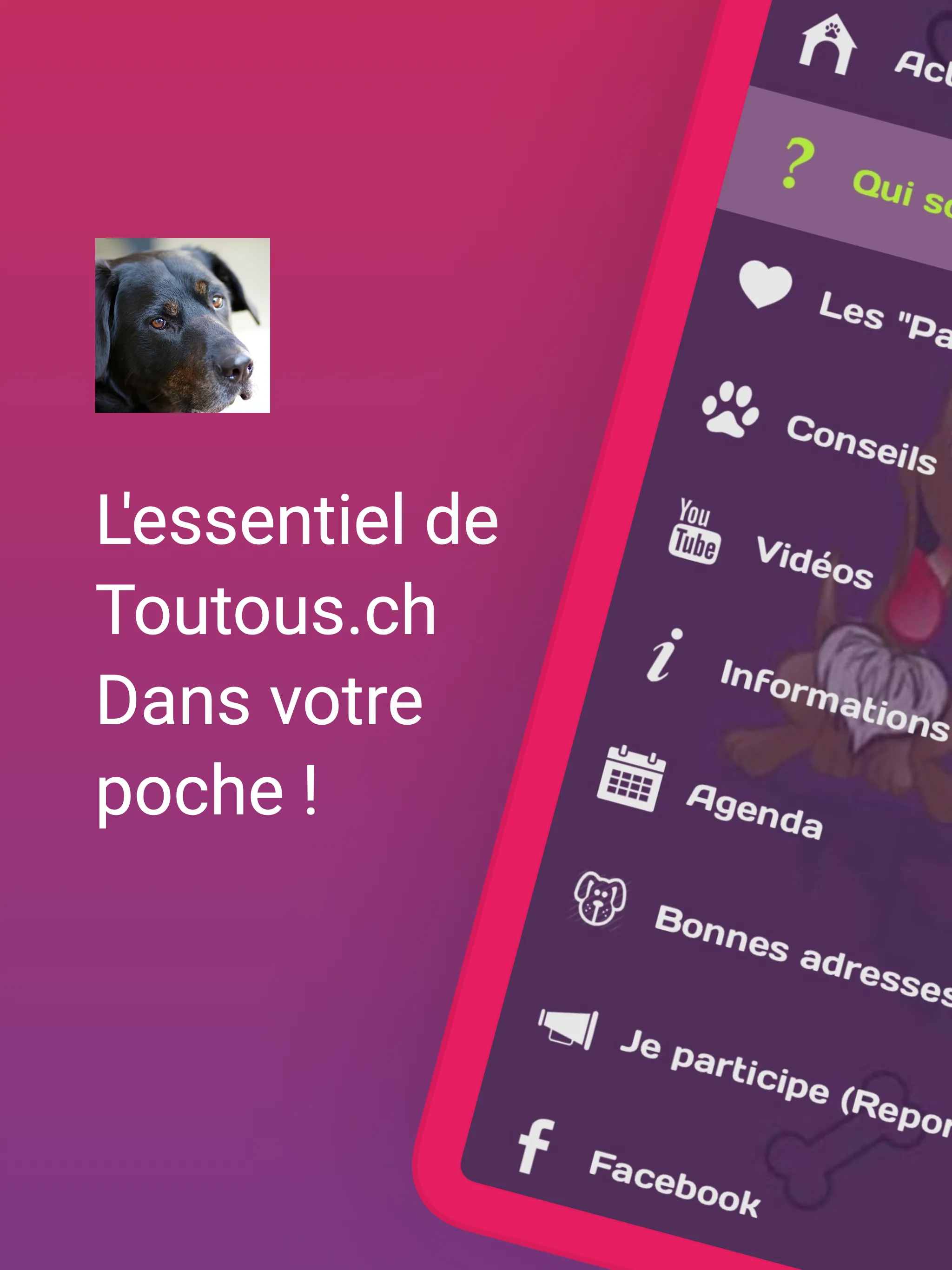 Toutous.ch | Indus Appstore | Screenshot