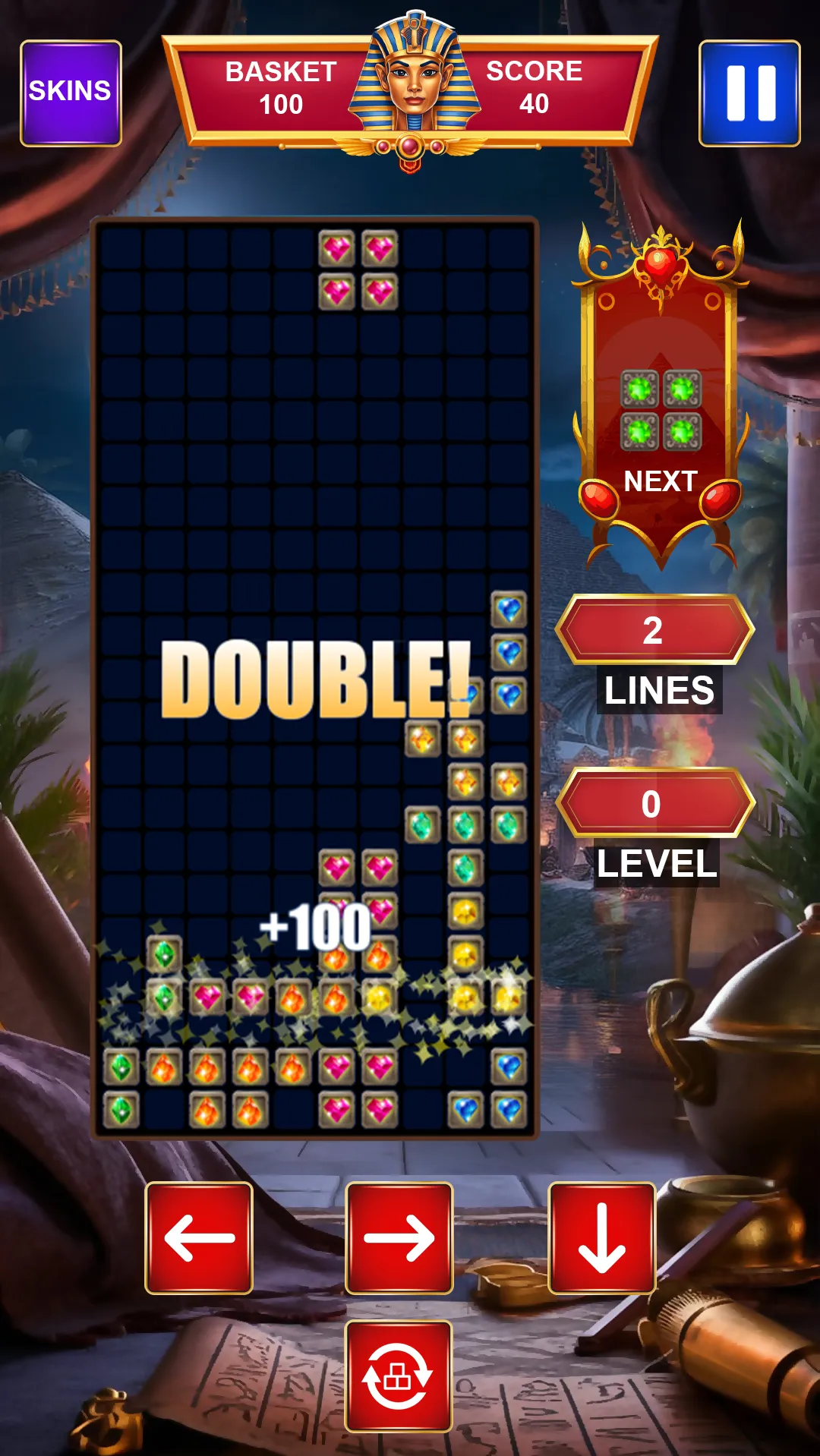 Pharaoh's Jewel Puzzle Game | Indus Appstore | Screenshot