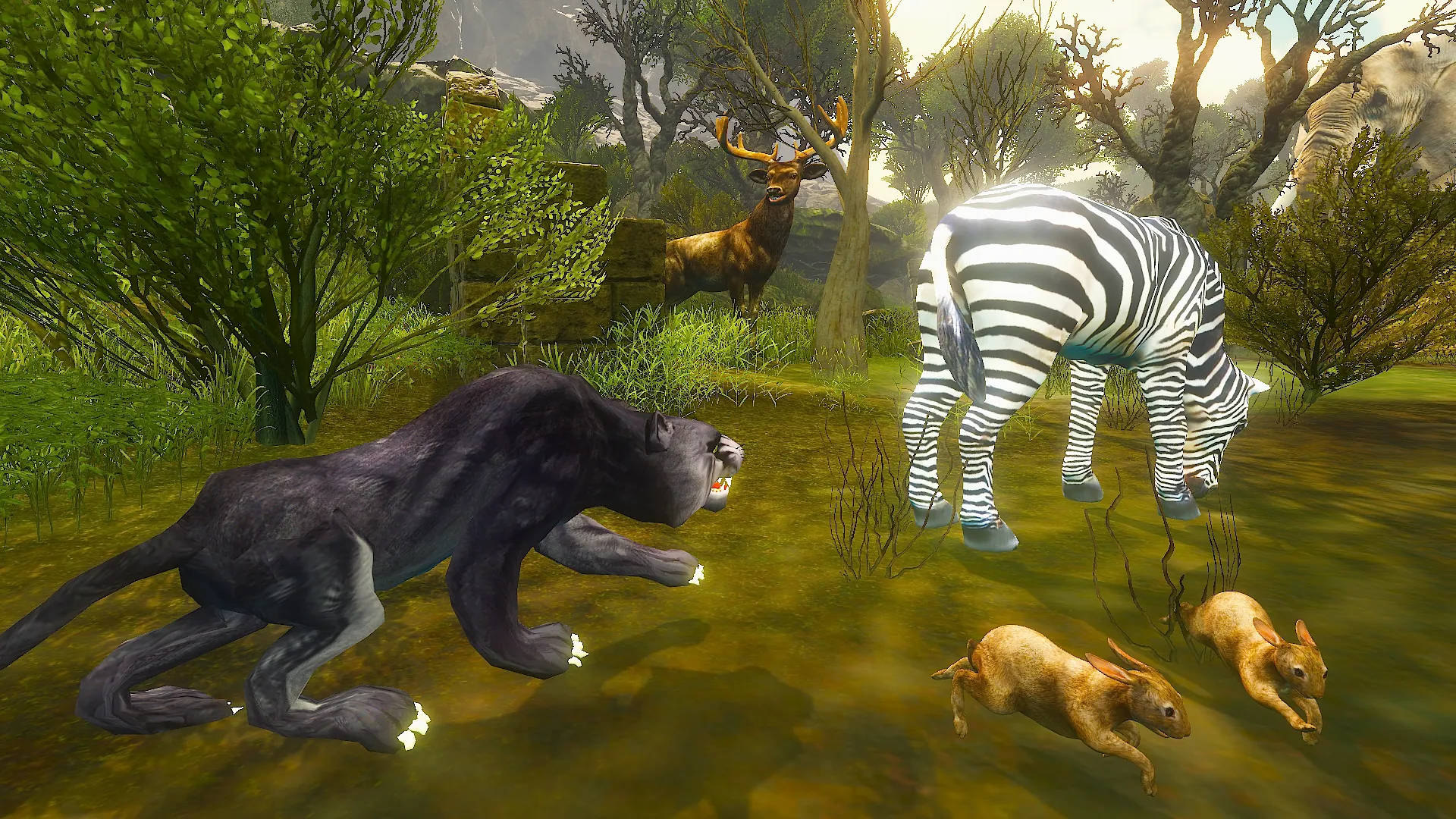 Sabertooth Tiger Simulator | Indus Appstore | Screenshot