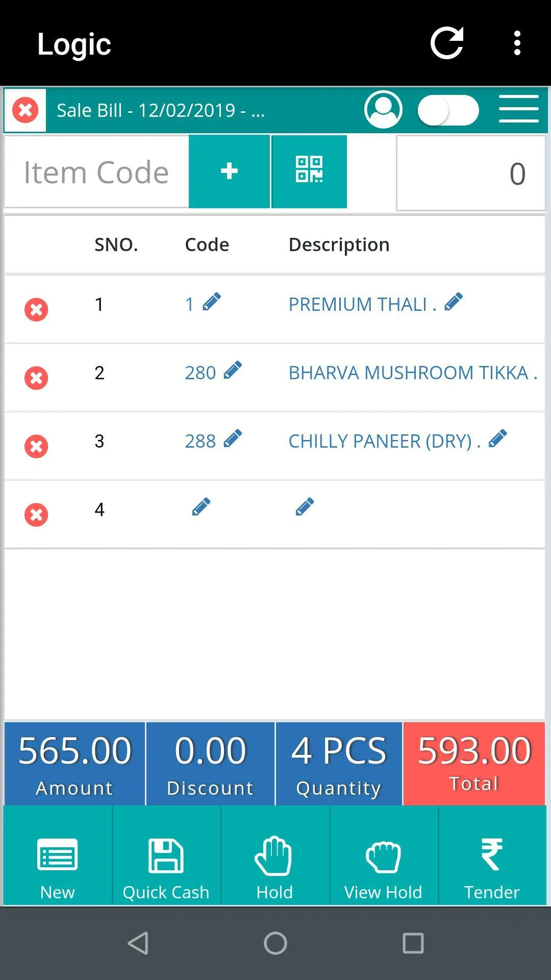 LOGIC POS | Indus Appstore | Screenshot