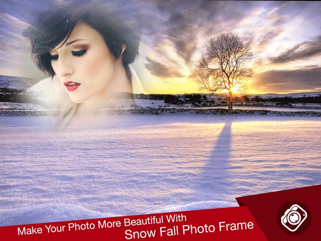 Snowfall Photo Frames | Indus Appstore | Screenshot