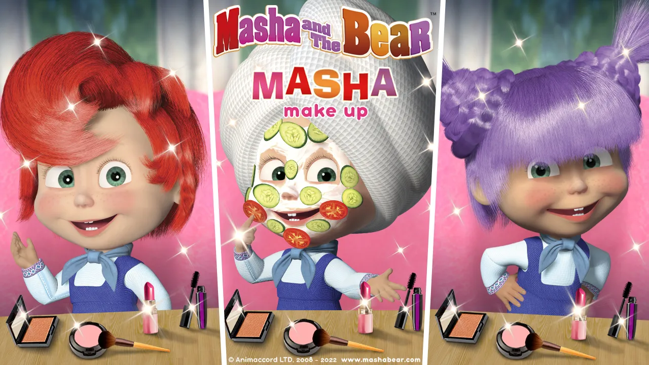 Masha and the Bear: Salon Game | Indus Appstore | Screenshot