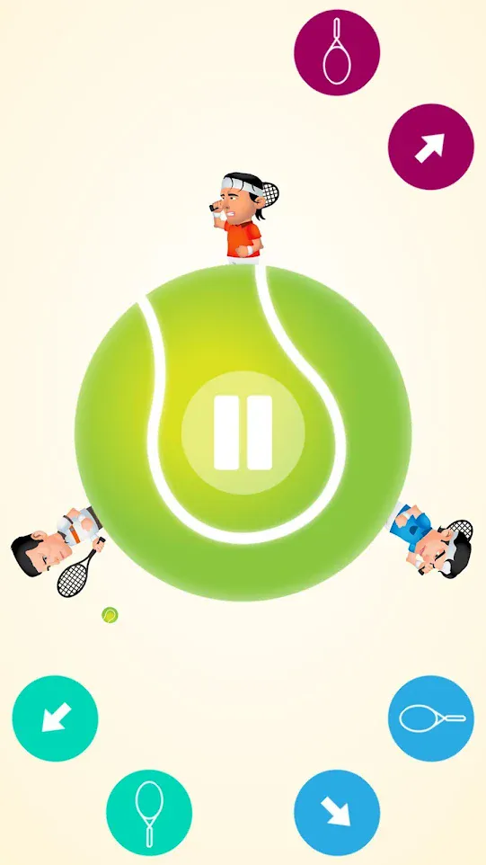 Circular Tennis 2 Player Games | Indus Appstore | Screenshot