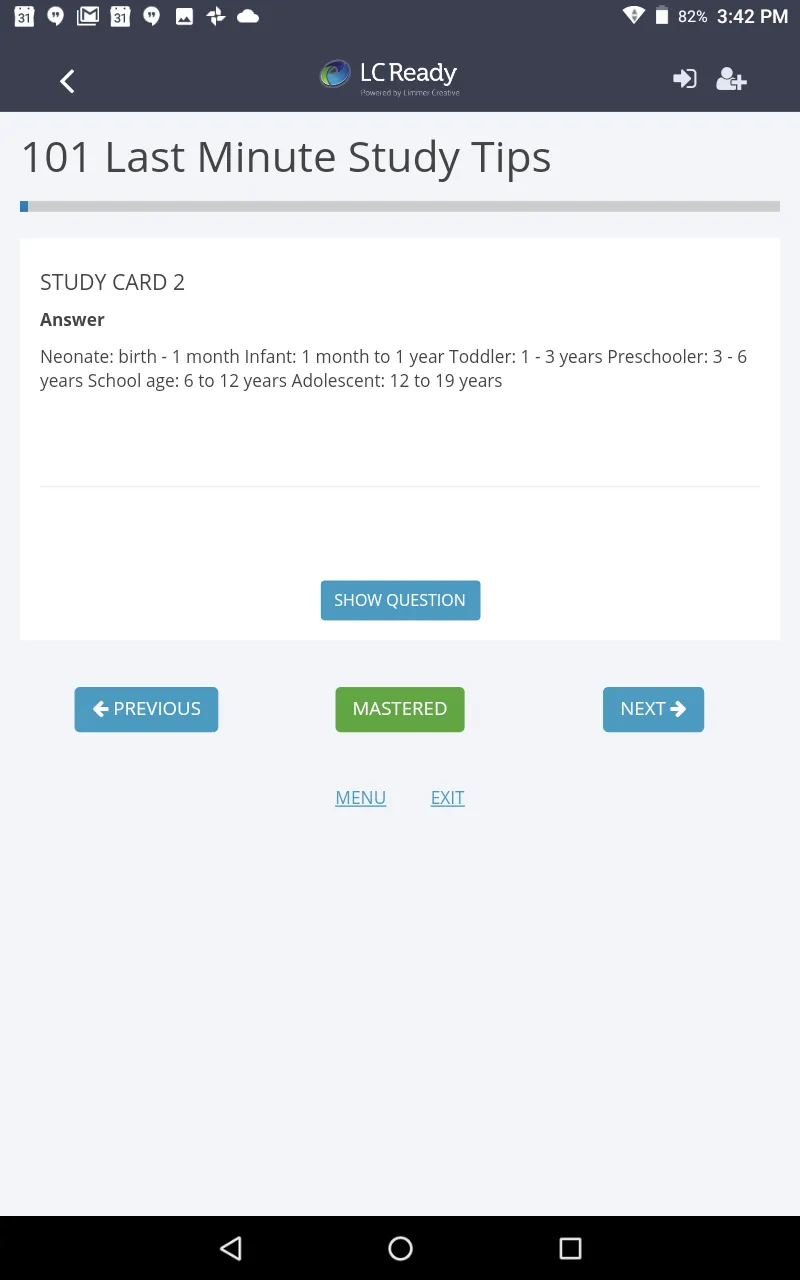 101 Last Min Study Tips (EMT) | Indus Appstore | Screenshot