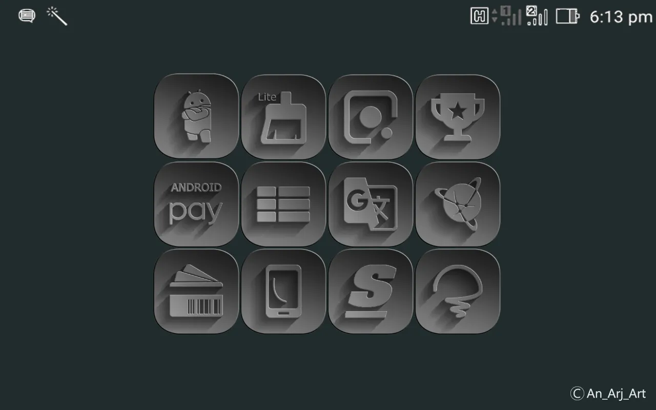 Tha_Black - icon pack | Indus Appstore | Screenshot