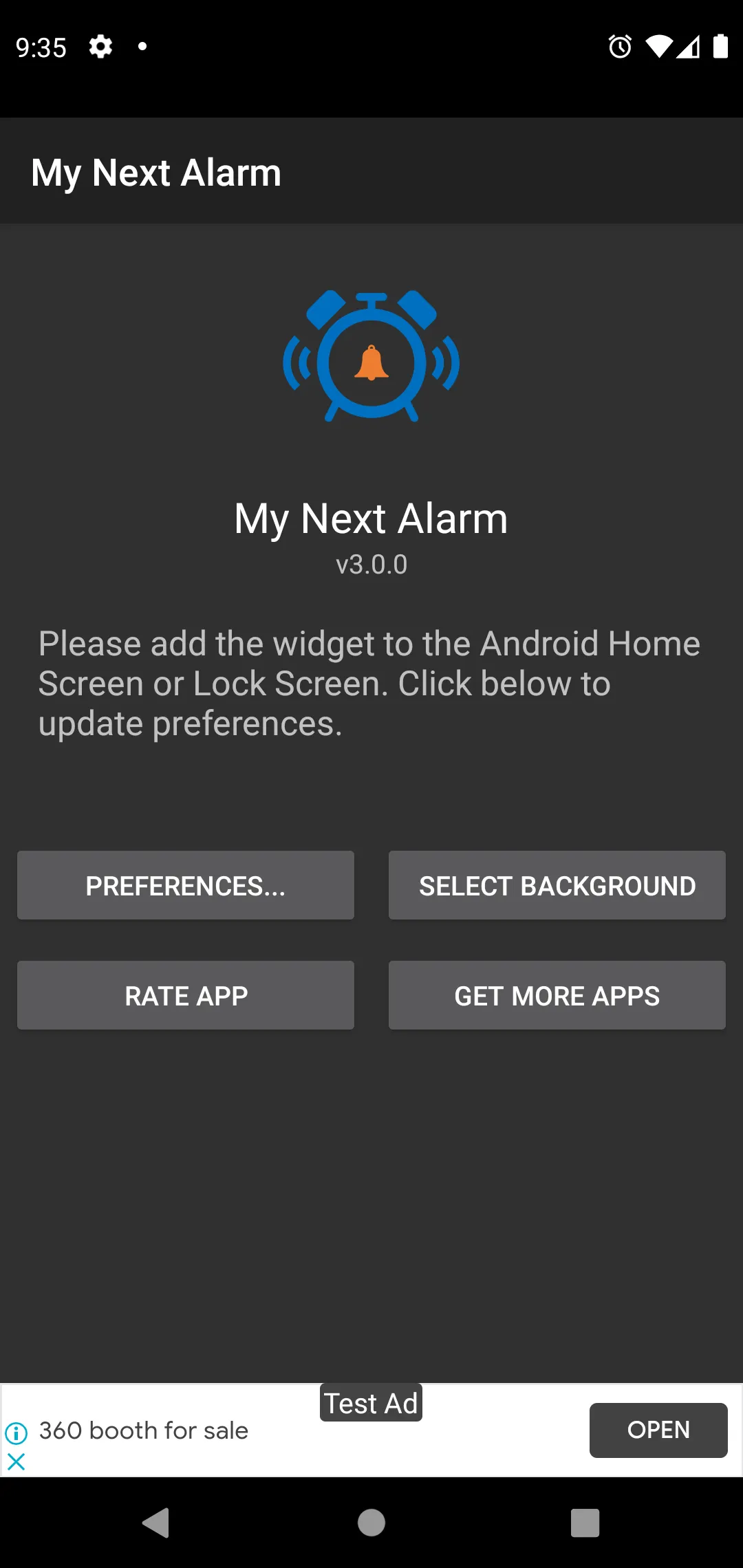 My Next Alarm - Widget | Indus Appstore | Screenshot