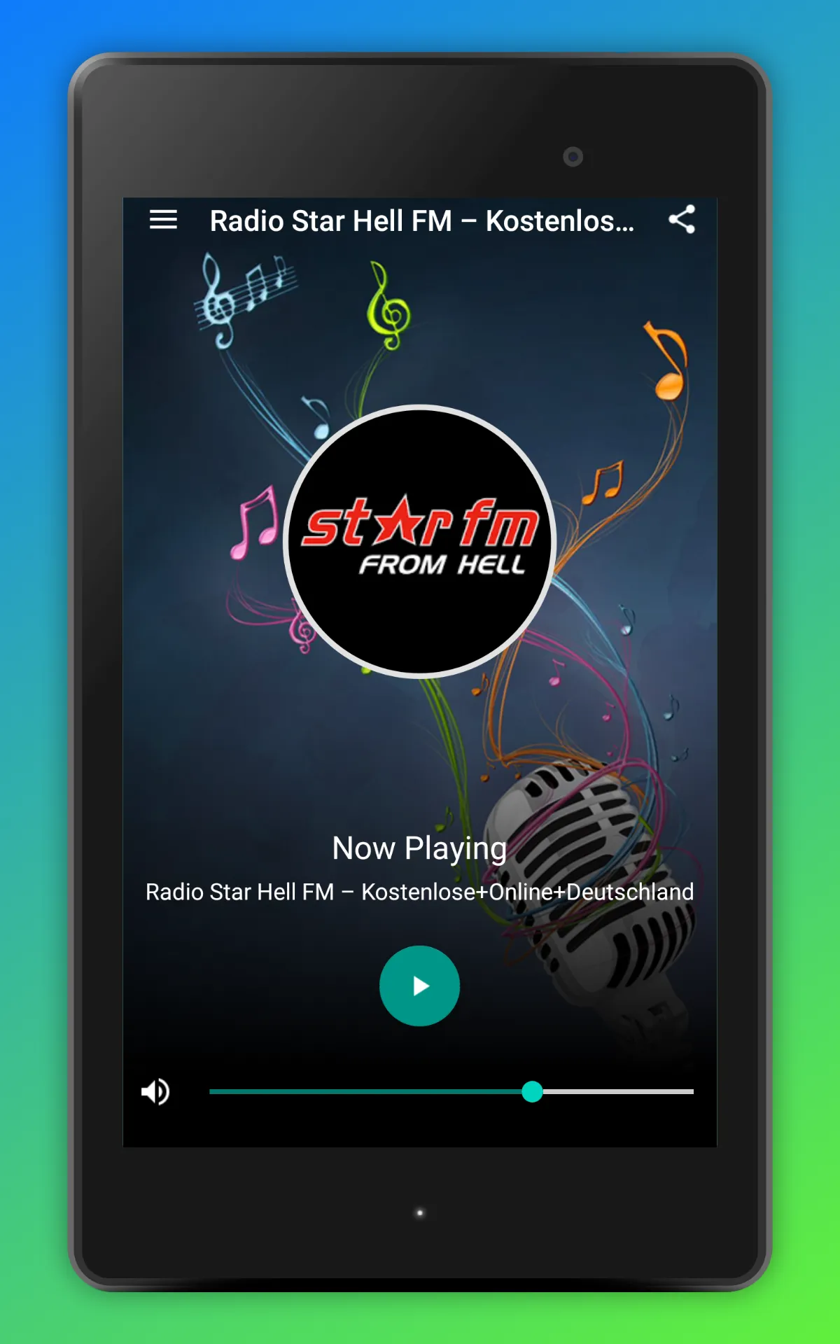 Star FM From Hell Radio App DE | Indus Appstore | Screenshot