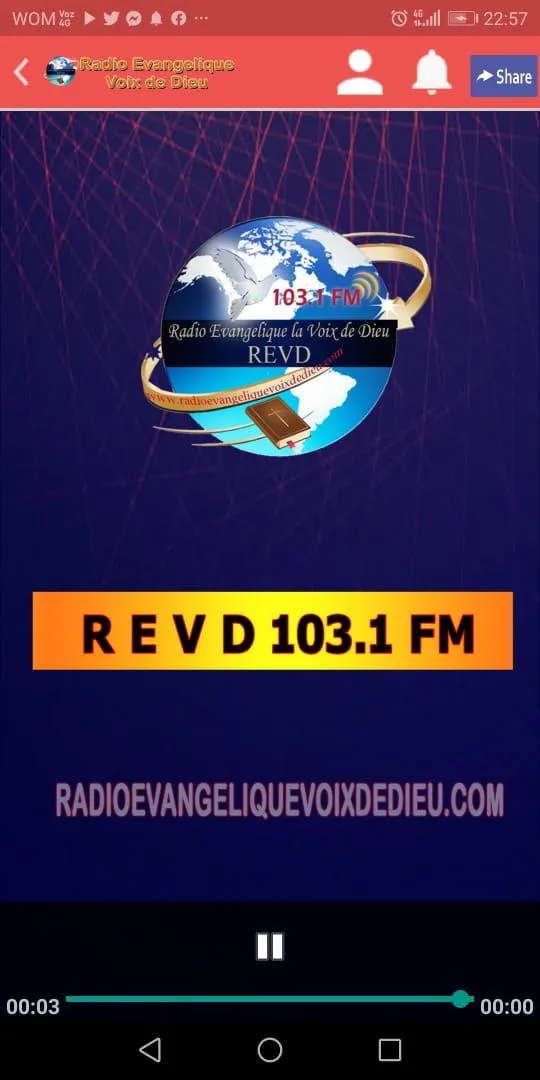 Radio Evangelique Voix de Dieu | Indus Appstore | Screenshot