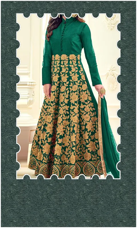 Women Anarkali Dress Frames | Indus Appstore | Screenshot