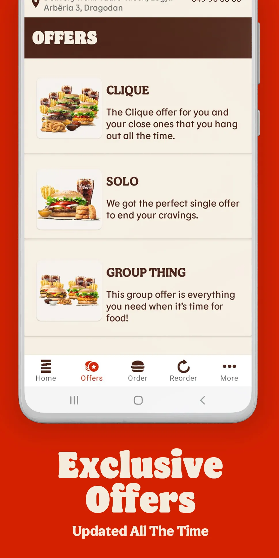 Burger King® Kosova | Indus Appstore | Screenshot