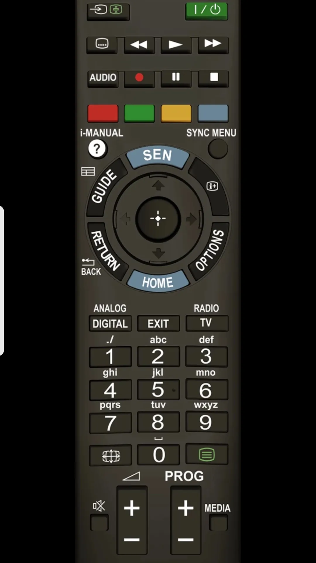 Smart TV Remote for Sony TV | Indus Appstore | Screenshot